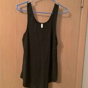 Classic Black Tank Top with Wide Straps